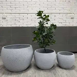 Alta Qualidade, Jardim Ao Ar Livre Planta De Concreto Vasos De Flores Por Atacado De Fábrica-Casa Flores Do Jardim Plantas-Plantador Moderno/