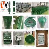 Estante de almacenamiento para estación de residuos de perros, patio trasero al aire libre, parque, caca de Mascota, cubo de basura, contenedor de basura a prueba de animales para perros