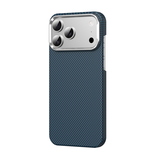 For Magnetic Wireless Charge Phone Case for 17 Pro Carbon Fiber Shockproof Protective Hard Back Cover Desert Series