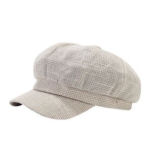 <span class=keywords><strong>Casquette</strong></span> de Journaliste à Carreaux Style Rétro Britannique Printemps-<span class=keywords><strong>Été</strong></span> pour <span class=keywords><strong>Femme</strong></span>, Chapeau Béret Tendance Style Japonais Artiste Peintre - Product Image 5