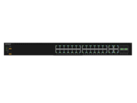 M4350-24M4X4V (MSM4332) - 24x2.5G, 4x10G/Multi-Gig PoE++ (510W Basis, bis zu 2.520W) und 4xSFP28 25G Managed Switch mit Farb-LEDs