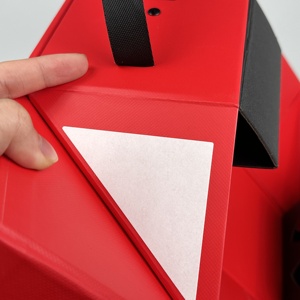 Sang Trọng Các Tông Giấy Đám Cưới Từ Rượu Vang Hộp Tùy Chỉnh Logo Của Bạn In Ấn Từ Gấp Rượu Vang Đỏ Hộp - Product Image 5