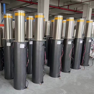 Allée en acier inoxydable Parking automatique électrique Bornes rétractables en hausse hydraulique Protection IP68 Cote d'impact K12 - Product Image 1