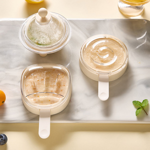 Moldes de silicona de grado alimenticio para paletas de <span class=keywords><strong>hielo</strong></span>, para helados caseros, moldes reutilizables para paletas de <span class=keywords><strong>hielo</strong></span> para niños, fáciles de desmoldar. - Product Image 1
