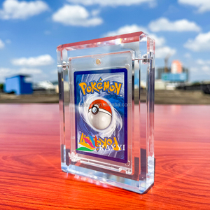 Estuche Rígido Acrílico de 35pt con Cierre Magnético para Tarjetas Coleccionables, Protector Transparente para Tarjetas Pokémon TCG y Deportivas - Product Image 1