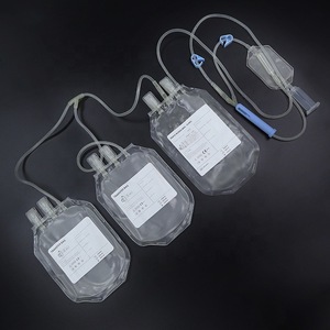 Meilleur sac à sang 250ml 450ml 500ml simple double triple quadruple CPDA avec kit de transfert pour transfusion sanguine - Product Image 5