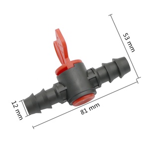 Tuin Landbouw DN16 1/2 Inch Pijp Drip Irrigatie Fittings Prikkeldraad Connector Water Flow Control Valve - Product Image 2