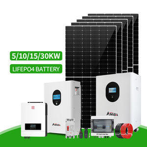 5 кВт 10 кВт 15 кВт 30 кВт гибридная Солнечная система с инвертором MPPT и литиевая батарея Lifepo4 солнечная энергетическая система солнечный генератор - Product Image 1