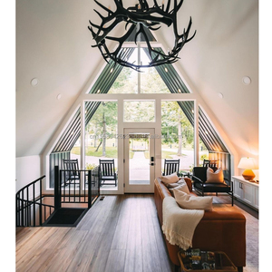 Hiện đại hai tầng biệt thự sang trọng nhanh chóng cài đặt kết cấu thép đúc sẵn một khung Nhà tam giác container thiết kế phong cách sang trọng - Product Image 3