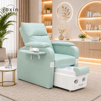 Chaise de massage des pieds en promotion, lit de pédicure pour salon de spa, fauteuil inclinable électrique avec accoudoirs pour manucure, pédicure et nail art