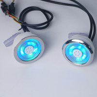 Pièces de baignoire hydromassante 220V, lumière LED subaquatique, lampe à bulles d'air, jets de bulles portables modernes encastrables pour spa