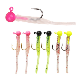 Lure Soft Jig Head Fishing Lure Soft Plastic 4.5cm/2g Micro Lure Worm Paddle Tail Lure Bass Fishing For Freshwater