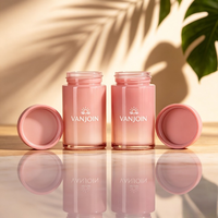 Pot en verre capsule vert transparent de haute qualité, 60 ml, 180 ml, avec bouchon CR, pour crème visage et corps, et soin capillaire