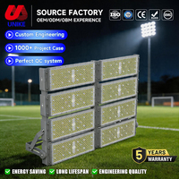 Reflector LED de Aluminio para Exteriores, Resistente al Agua IP65, Ahorro de Energía, Compatible con OEM y ODM, 200W 400W 600W 800W 1000W 1200W 1600W