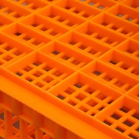 Cage/Caisse de Transport Empilable en Plastique Grande Taille PEHD 960x570x27 mm pour Poulets, Canards, Oies, Cailles et Pigeons