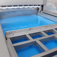 Nouvelle trancheuse à viande congelée automatique commerciale à haute efficacité, lame droite, épaisseur réglable, marque Kessler, 200-300 kg/h