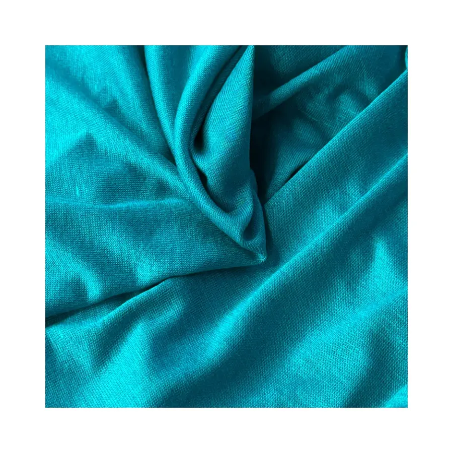 Chinese factory Direct Rongxietex Hot Sale Viscose Stretch Ring Spun Rayon Span Jersey Fabric For Shirts Garment