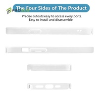 Coque de téléphone portable Prosub 3D PBT vierge pour sublimation, compatible avec les séries iPhone 14, 13, 12, protection intégrale des bords, impression personnalisée
