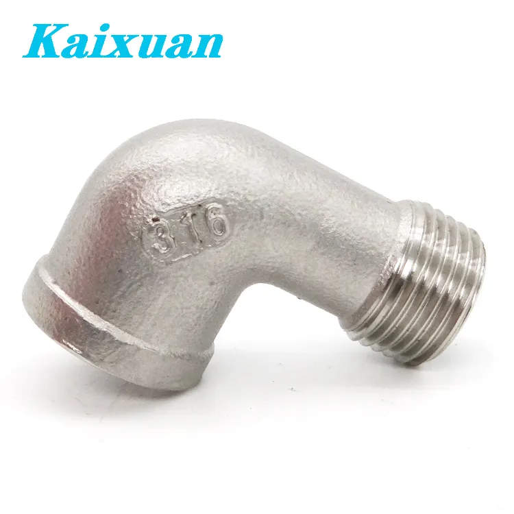 Stainless Steel threaded fittings street elbow 90 degree male and female plumbing materials