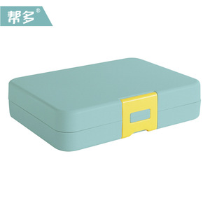 Bangduo Plastic Rectangle <b>Lunch</b> <b>Box</b> Single Layer Solid Color For All Users - Product Image 4