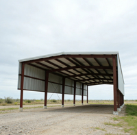 Nave Metálica Prefabricada de Construcción Rápida y Duradera para Almacenamiento de Heno, Animales de Granja y Alimentos