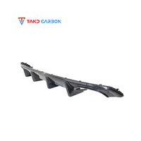 TAKD Carbon Brand OEM & ODM Service Fiber de carbone sèche spoiler arrière universel diffuseur de lèvre de pare-chocs arrière pour AUDI A5,S5 B9