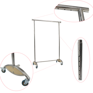 Appendiabiti in metallo Boutique alta durata durevole scaffalature appendiabiti per negozio di abbigliamento - Product Image 4