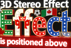 Letras Retroiluminadas con Temática <span class=keywords><strong>de</strong></span> Fútbol, Letras Decorativas 3D <span class=keywords><strong>de</strong></span> 4 pies con Diseño <span class=keywords><strong>de</strong></span> Águila y Estrella <span class=keywords><strong>de</strong></span> Arce para Escaparates Comerciales - Product Image 2