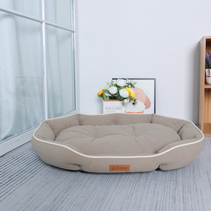 Fabricante al por mayor cama suave para mascotas multicolor Oxford felpa perro y gato casa para uso doméstico nueva condición - Product Image 5