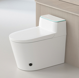 Salle de bain électrique moderne haut de gamme <span class=keywords><strong>WC</strong></span> chasse automatique cuvette de toilette intelligente toilette intelligente avec réservoir de préoccupation - Product Image 6