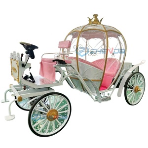 Chariot de chevaux pour visites touristiques / Chariots de chevaux citrouille / Chariot de mariage / Chariot sans chevaux 6 places / Chariots de chevaux - Product Image 2