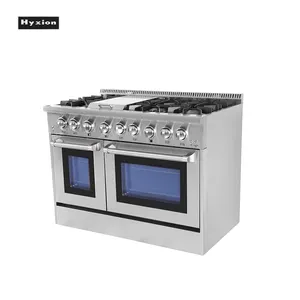 Lò Chuyển Đổi Không Khói Hyxion 48 Inch Với Bếp <span class=keywords><strong>6</strong></span> Lò - Product Image 1