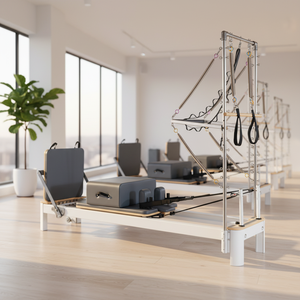 <span class=keywords><strong>Reformer</strong></span> de Pilates de Aluminio Balanced Body <span class=keywords><strong>Allegro</strong></span> 2 con Media Torre - ¡Oferta! - Product Image 1