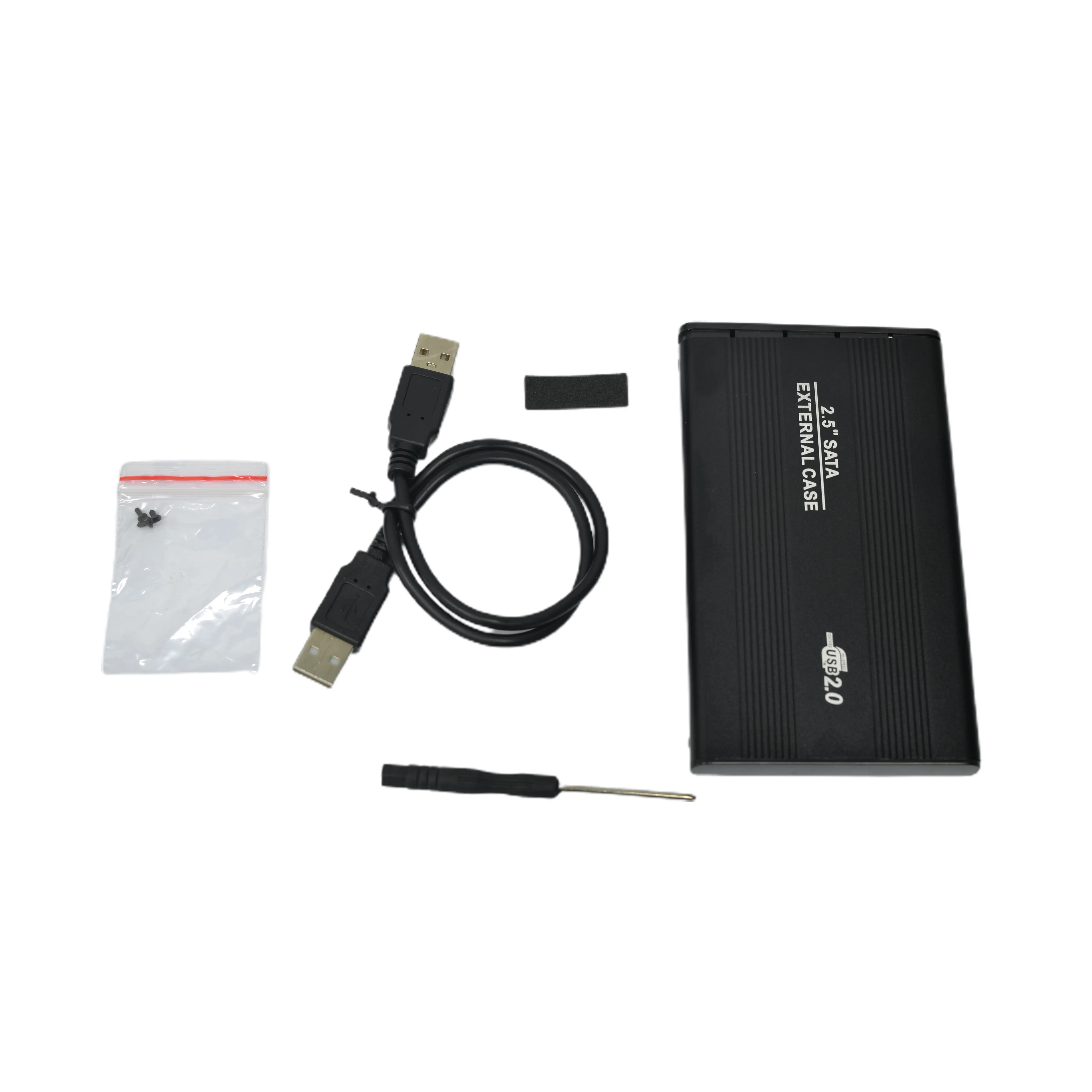 Stock USB 2,0 USB 3,0 disco duro SATA carcasa externa de la caja de 2,5 pulgadas de disco duro para PC portátil de escritorio