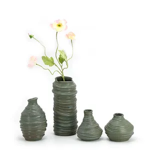 中国青铜器陶瓷大花瓶家居装饰复古花瓶古代艺术