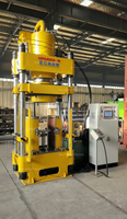 Presse à caoutchouc de type colonne entièrement automatique contrôlée par PLC pour le moulage de silicone et de caoutchouc à haute efficacité CE ISO