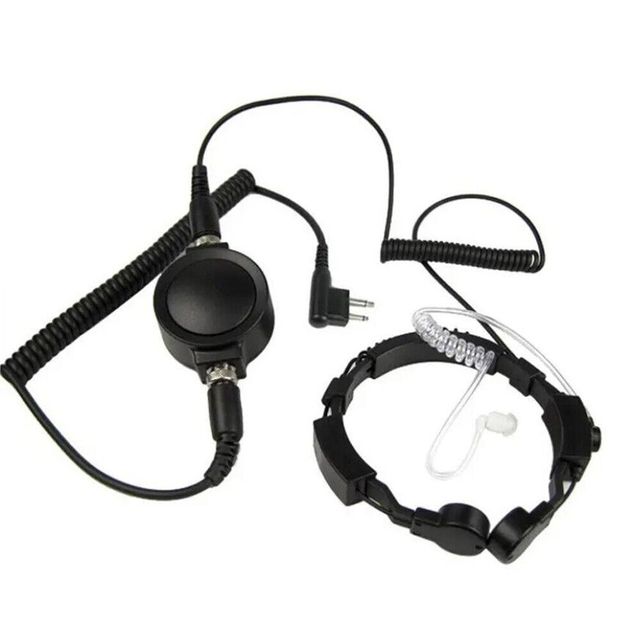 Walkie Talkie Tactical PTT Throat Mic Microphone Headset for Motorola EP450 GP300 CP040 CP180 CP200 CLS1110 Two Way Radio