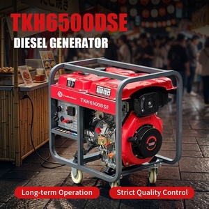 Generador Diésel Portátil de Tipo Abierto, Alta Eficiencia, 5kW / 5.5kW, 60Hz, Voltaje Nominal de 230V, Generador Móvil - Product Image 5