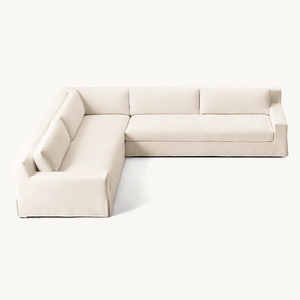 Modern Chesterfield Luxury Indoor <strong>Sofa</strong> Set Solid <strong>Wood</strong> <strong>Frame</strong> Modular <strong>Sofa</strong> Sponge Linen Comfortable Hotel Villa Living Room <strong>Sofa</strong> - Product Image 5