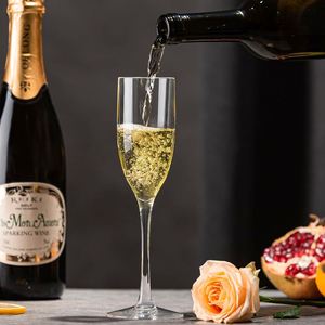 Lot de 16 flûtes à champagne en plastique transparent, verres à vin en acrylique incassables, gobelets réutilisables pour les célébrations de mariage - Product Image 3