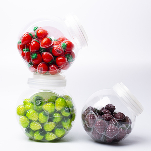 ที่ดีที่สุดขายขนมนุ่มขนม OEM ผู้ผลิตขนมขายส่งที่กำหนดเองสดแยม<span class=keywords><strong>สต</strong></span>รอเบอร์รี่ที่เต็มไปด้วยลูกอมเหนียว - Product Image 5