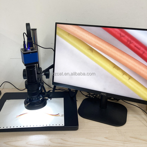 180X có thể điều chỉnh Zoom ống kính 5MP HDMI tương thích công nghiệp máy ảnh kỹ thuật số Video kính hiển vi cho điện thoại PCB sửa chữa Hàn - Product Image 6