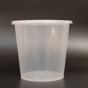 Recipiente Descartável para Frutas Atacado 1000Ml 32 Oz Balde de Plástico PP Transparente com Tampa - Product Image 3