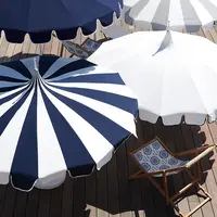 Groothandel Populaire Zonnescherm Custom Gedrukt Luxe Pagode Patio Paraplu