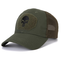 Nueva Llegada, Gorra de Camionero Unisex, Táctica, de Camuflaje, 6 Paneles, Malla de Algodón, Impermeable, Transpirable