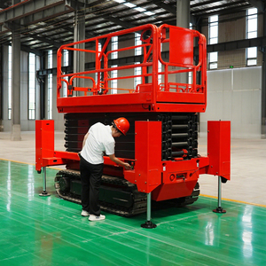 Trung Quốc <span class=keywords><strong>Mini</strong></span> Crawler Scissor Lift di động không khí-nâng bảng cho - Product Image 4