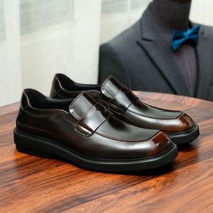 Nouvelles Chaussures Habillées Antidérapantes en Cuir Véritable pour Hommes, Grande Taille 37-46, Décontractées et de Bureau, Imperméables et Respirantes - Product Image 2