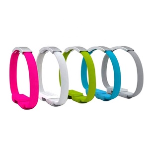 Câble de charge USB portable mini 8 broches coloré pour bracelet, poignet, <span class=keywords><strong>chargeur</strong></span> de données pour <span class=keywords><strong>iPhone</strong></span> X 8 7plus ipad - Product Image 1