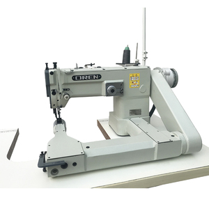 Máquina de coser industrial programable RN-1431D <span class=keywords><strong>con</strong></span> alimentación vertical, brazo curvo en espiga y brazo en Z para coser mangas de copa - Product Image 2