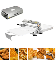 Mini Laminoir Manuel de Table pour Pâte à Maïs, Idéal pour Boulangerie, Pain, Croissant, Pâtisserie, Usage Domestique, Épaisseur Réglable